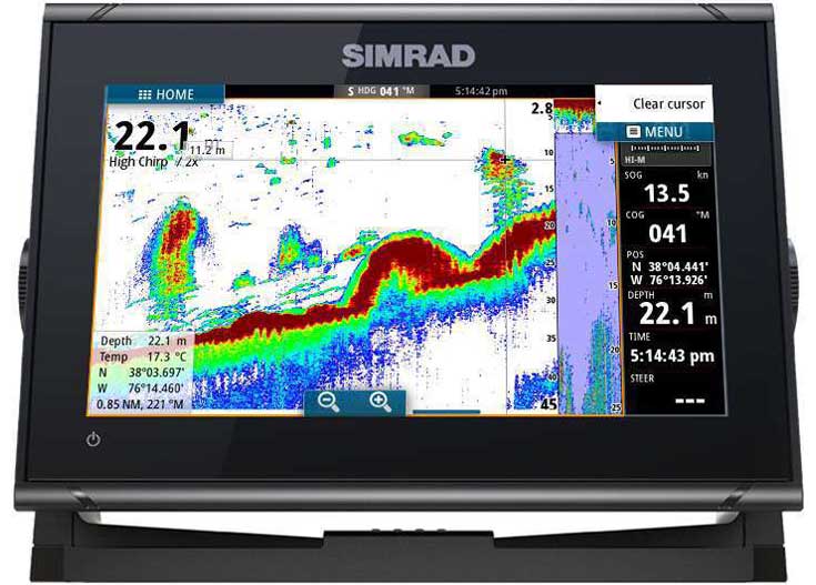 Sonde HDI DownScan pour simrad GO9 XSE